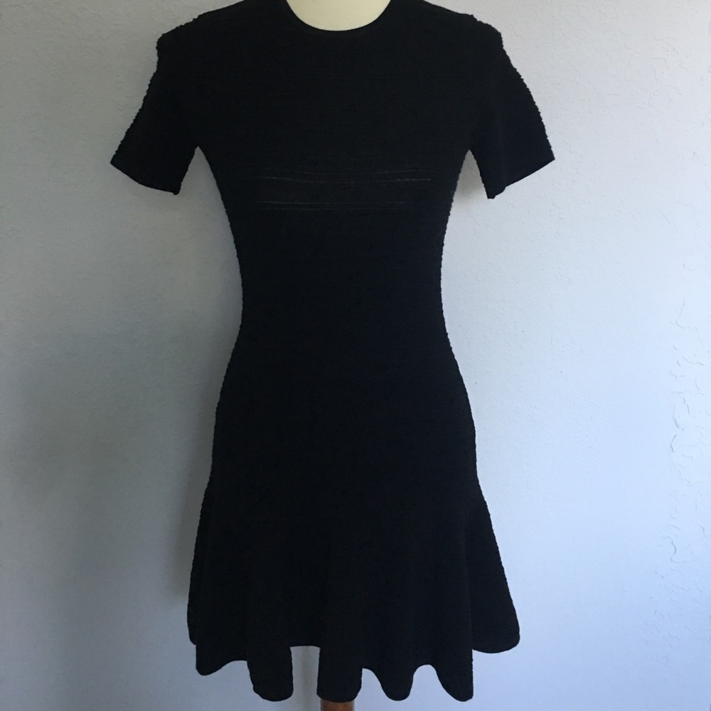 Olivaceous Fit & Flare black dress